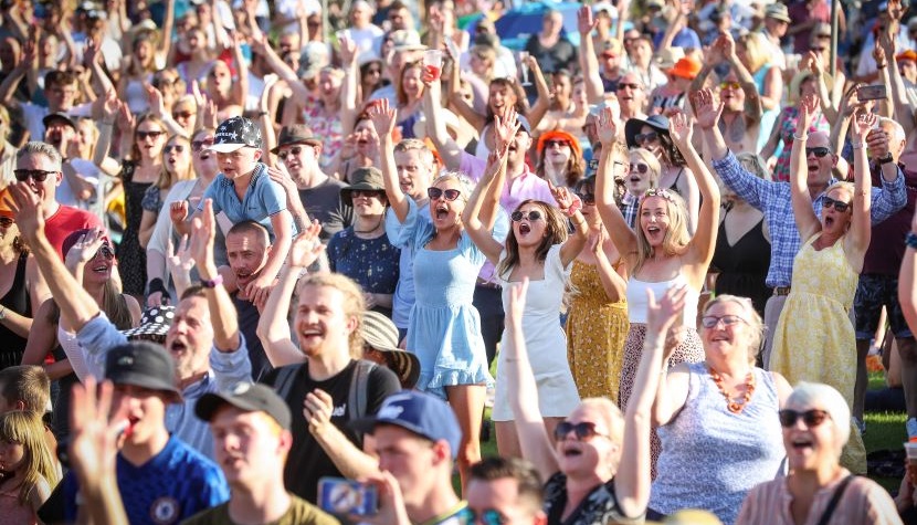 Winchester Foodies Festival crowd